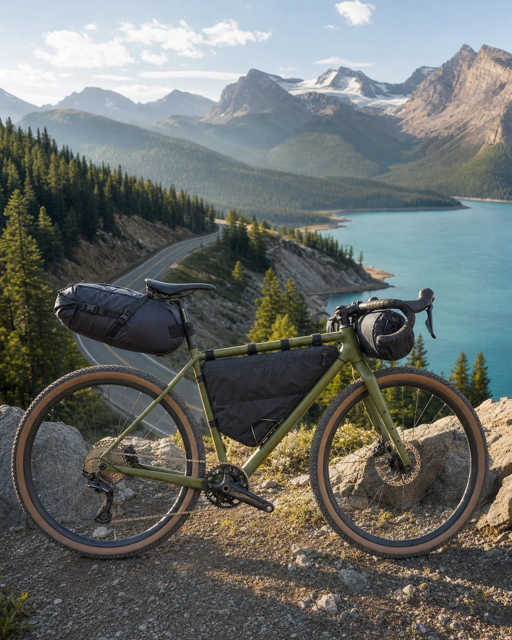 QLUNARA technical hiking and cycling bags outdoors